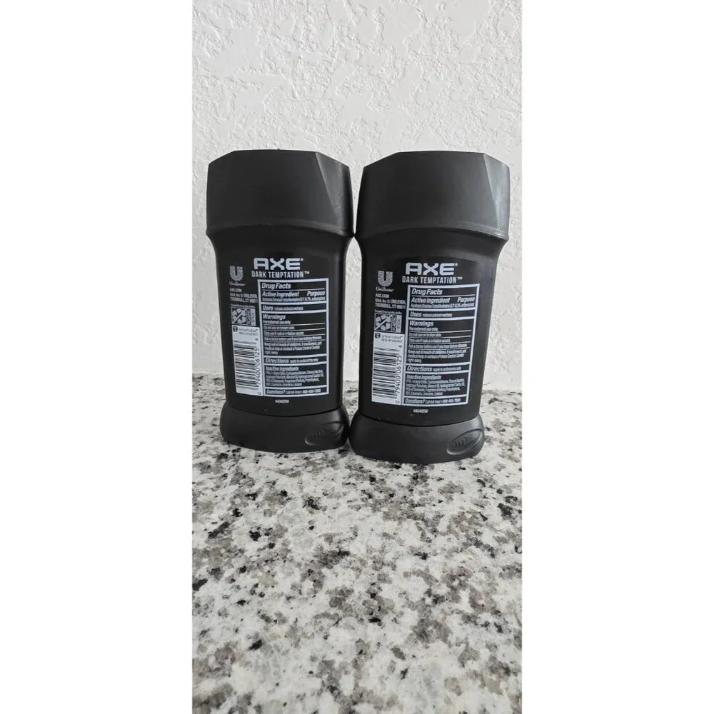 2 Pack AXE Dark Temptation Antiperspirant Stick 48Hr 2.7oz Men‎